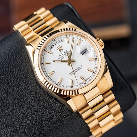 men's gold rolex dress watch chronometer|Rolex white gold watch.